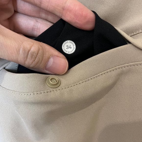 Lululemon Commission Classic Warpstreme Pants - Men's Size 34 X 27 - Picture 12 of 13